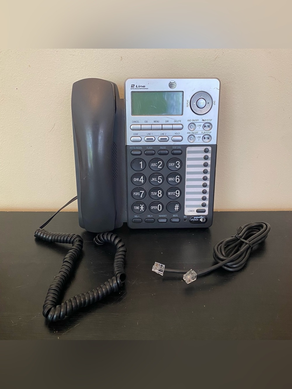 AT&T ML17939 2-Line Corded Telephone System Caller ID/Call Waiting Answering